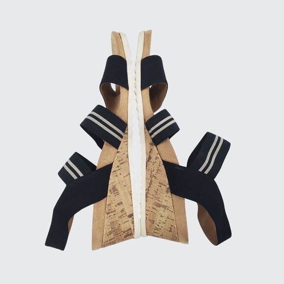 Elastic Strappy Wedge Sandals LifeStride Velocity 2.0 Sunshine Women Size 11M - Picture 5 of 10